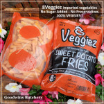 8Veggiez IQF frozen fries SWEET POTATO ORANGE - UBI CILEMBU 500g 8 Veggiez (new packaging)